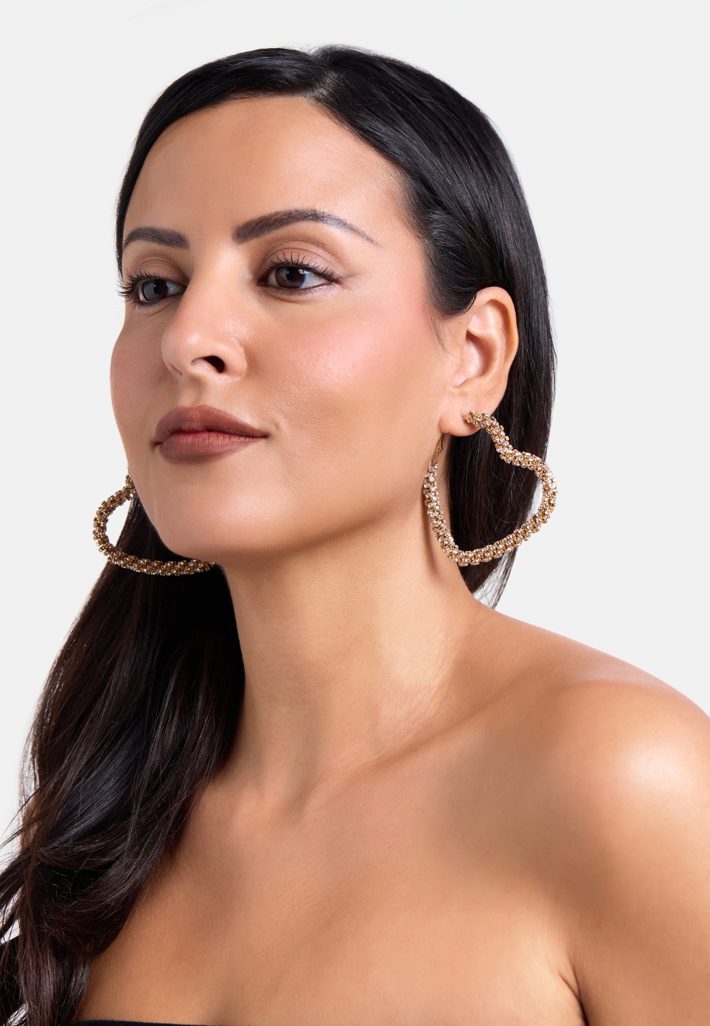 MB Candy Gold-Plated Heart Earrings