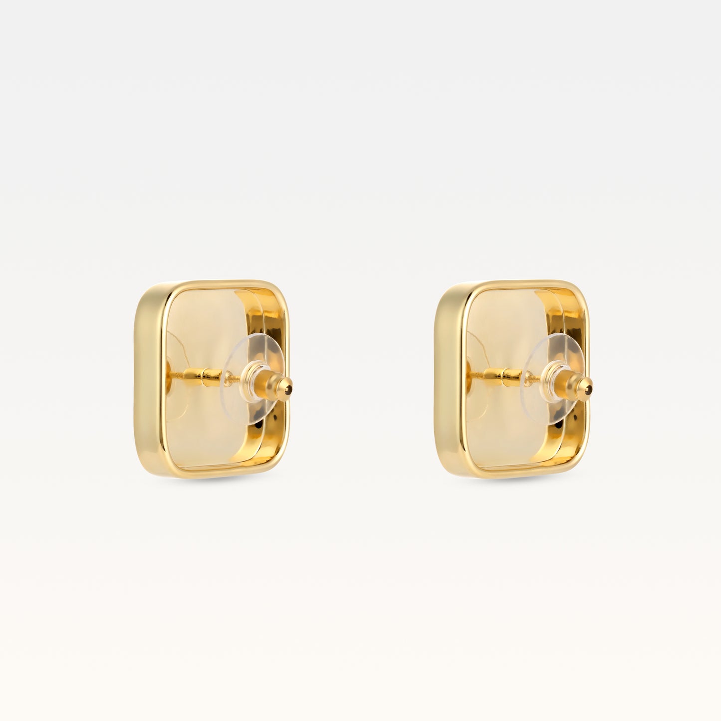 MB Signature Gold Plated Noir Lumière Earrings