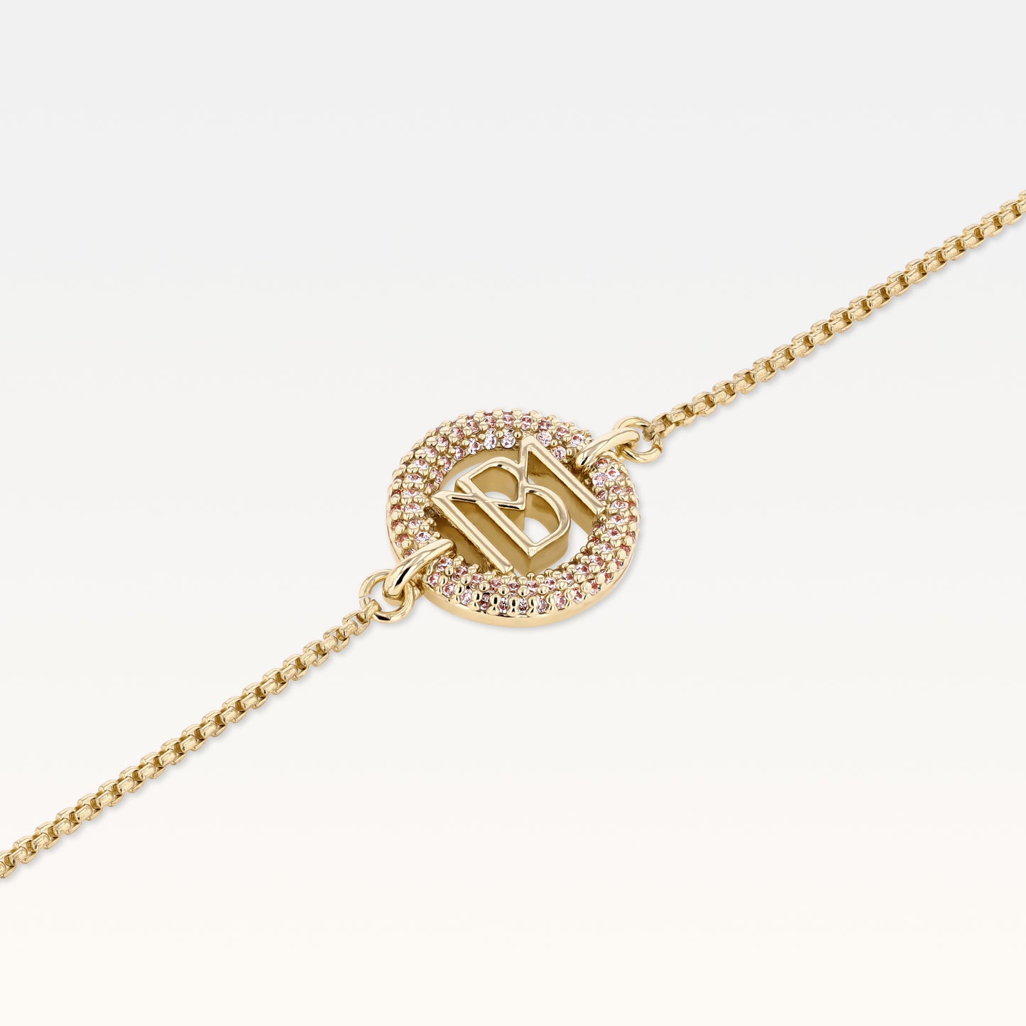 MB Signature Gold Plated Mimi Pendant Bracelet