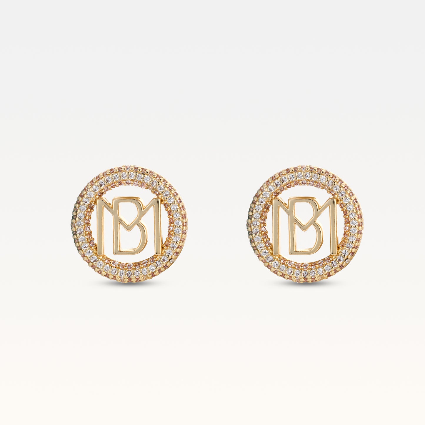 MB Signature Gold Plated Mimi Studs