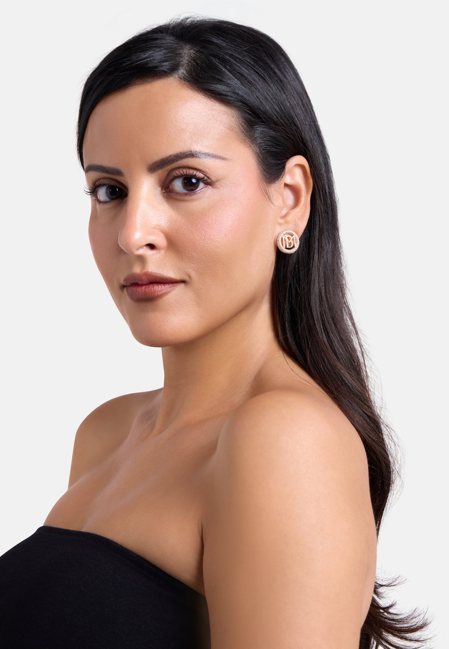 MB Signature Gold Plated Mimi Studs