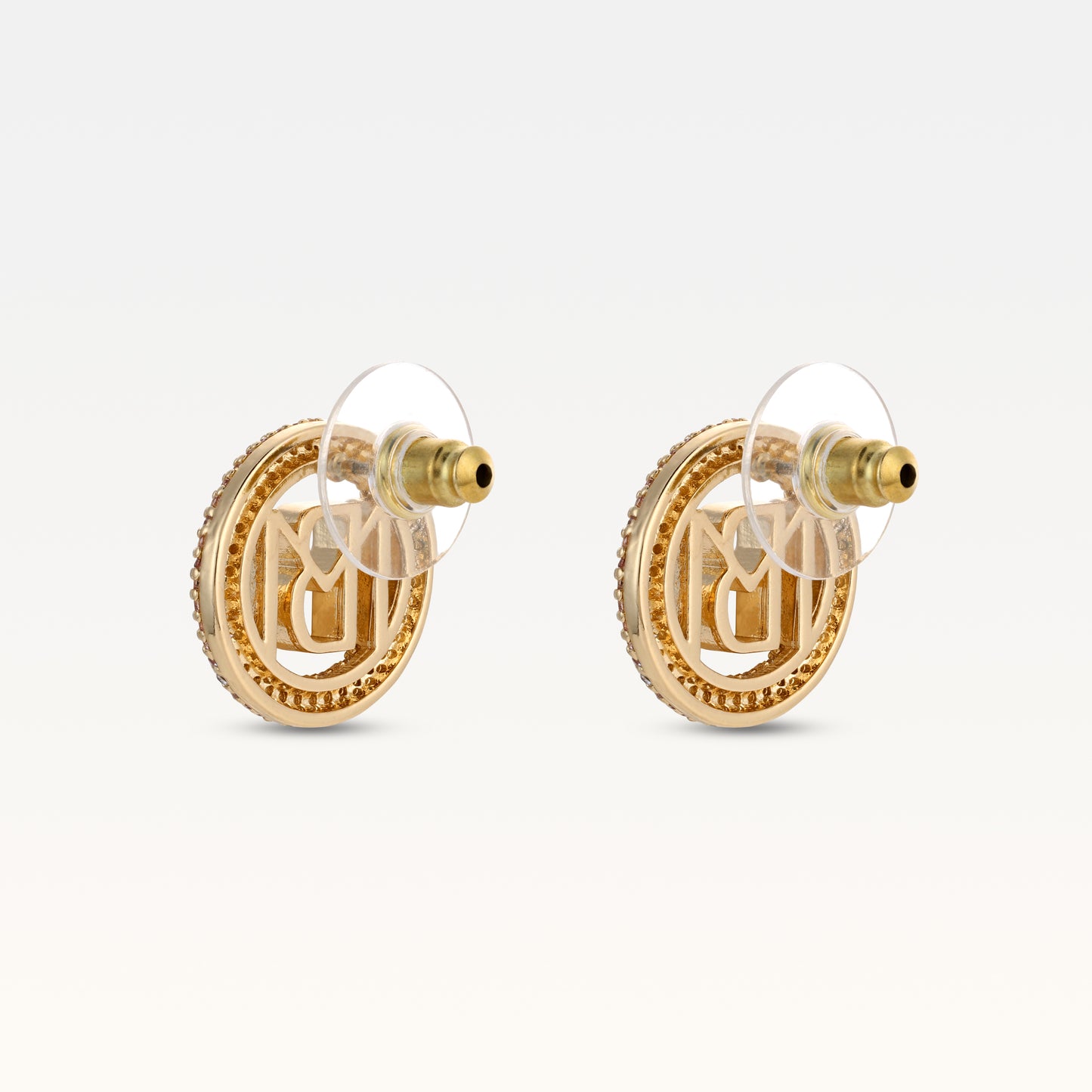 MB Signature Gold Plated Mimi Studs