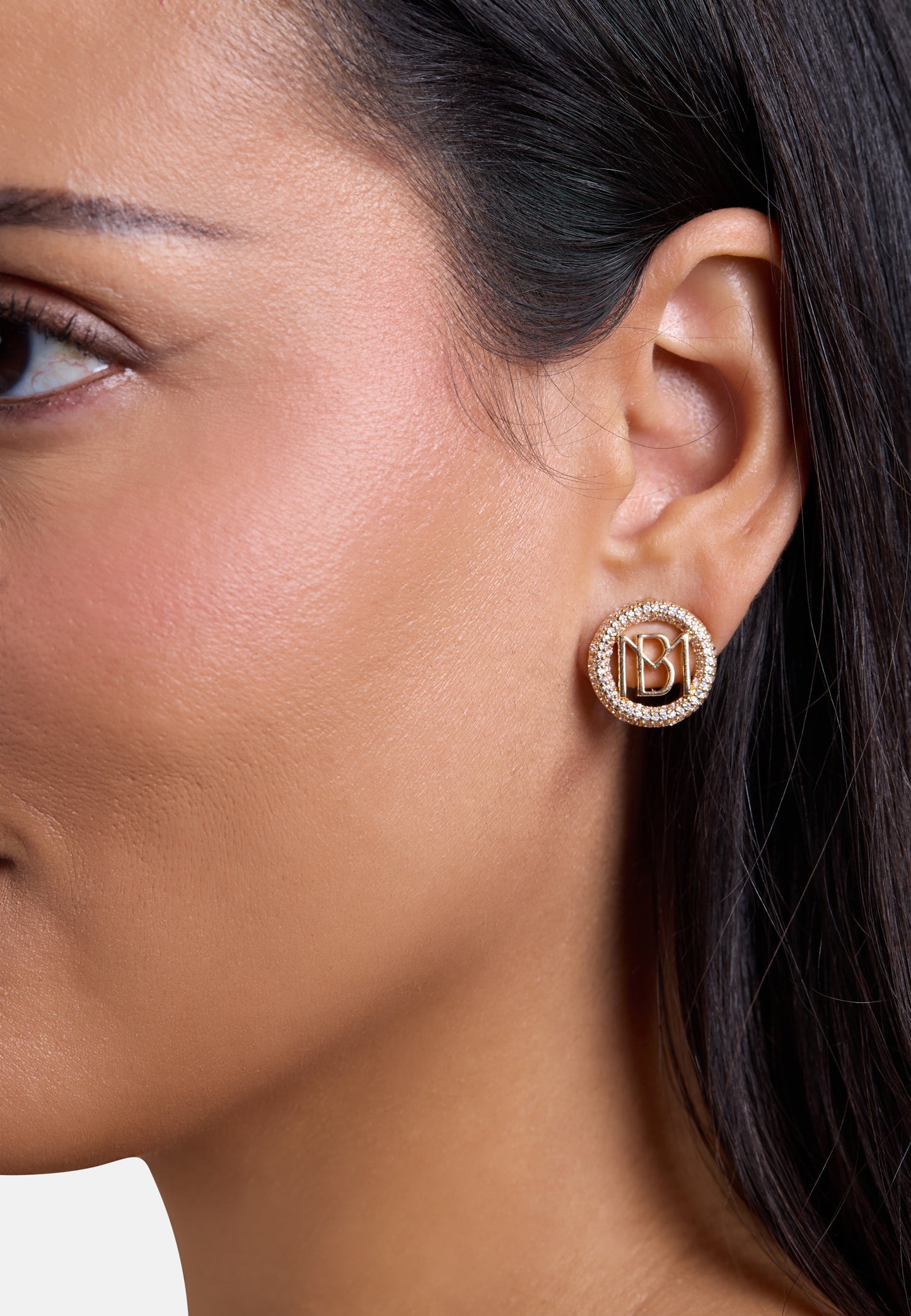 MB Signature Gold Plated Mimi Studs