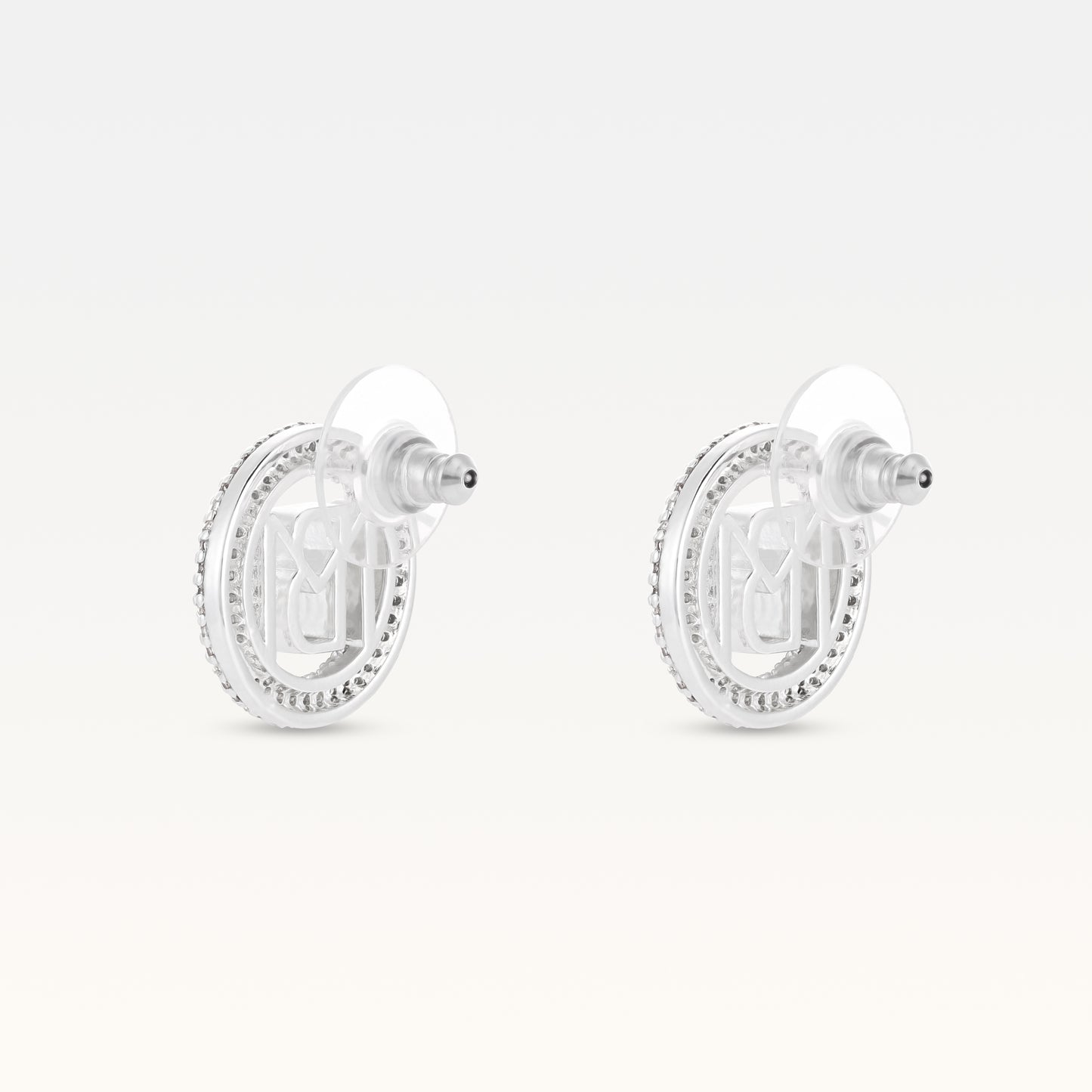MB Signature Silver Plated Mimi Studs
