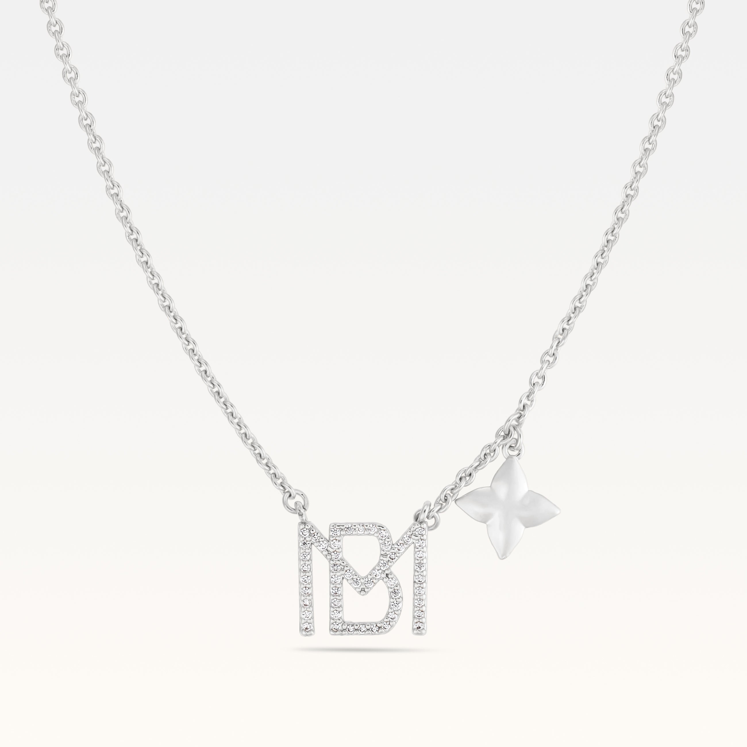 MB Signature Silver Plated Étoiles Necklace