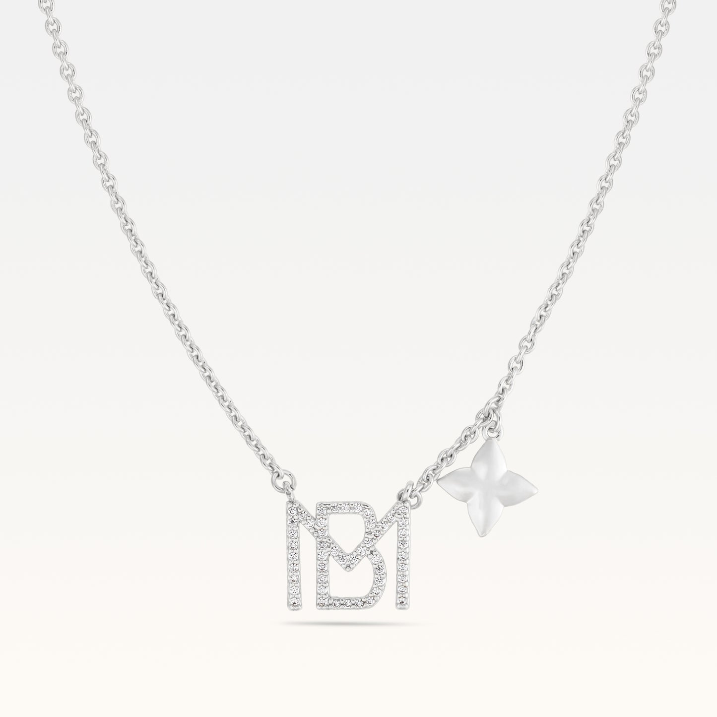 MB Signature Silver Plated Étoiles Necklace