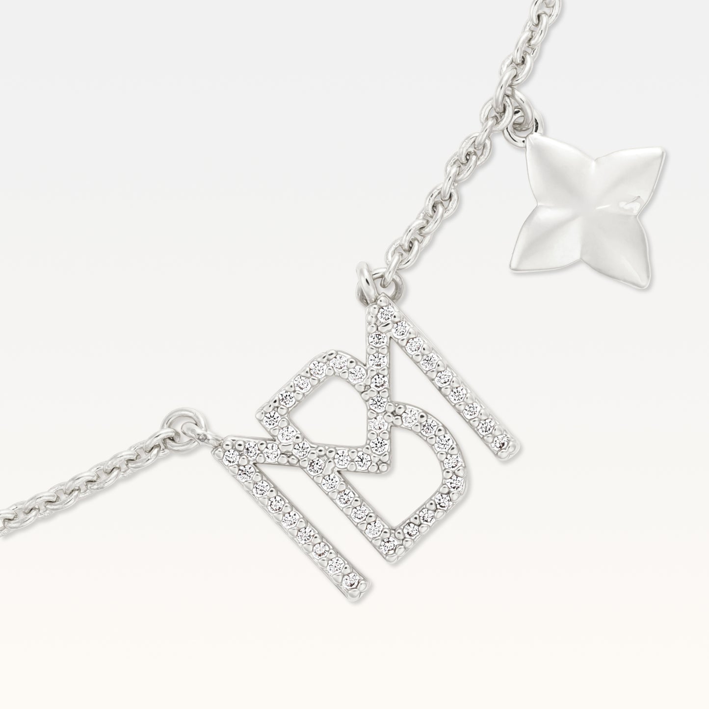 MB Signature Silver Plated Étoiles Necklace
