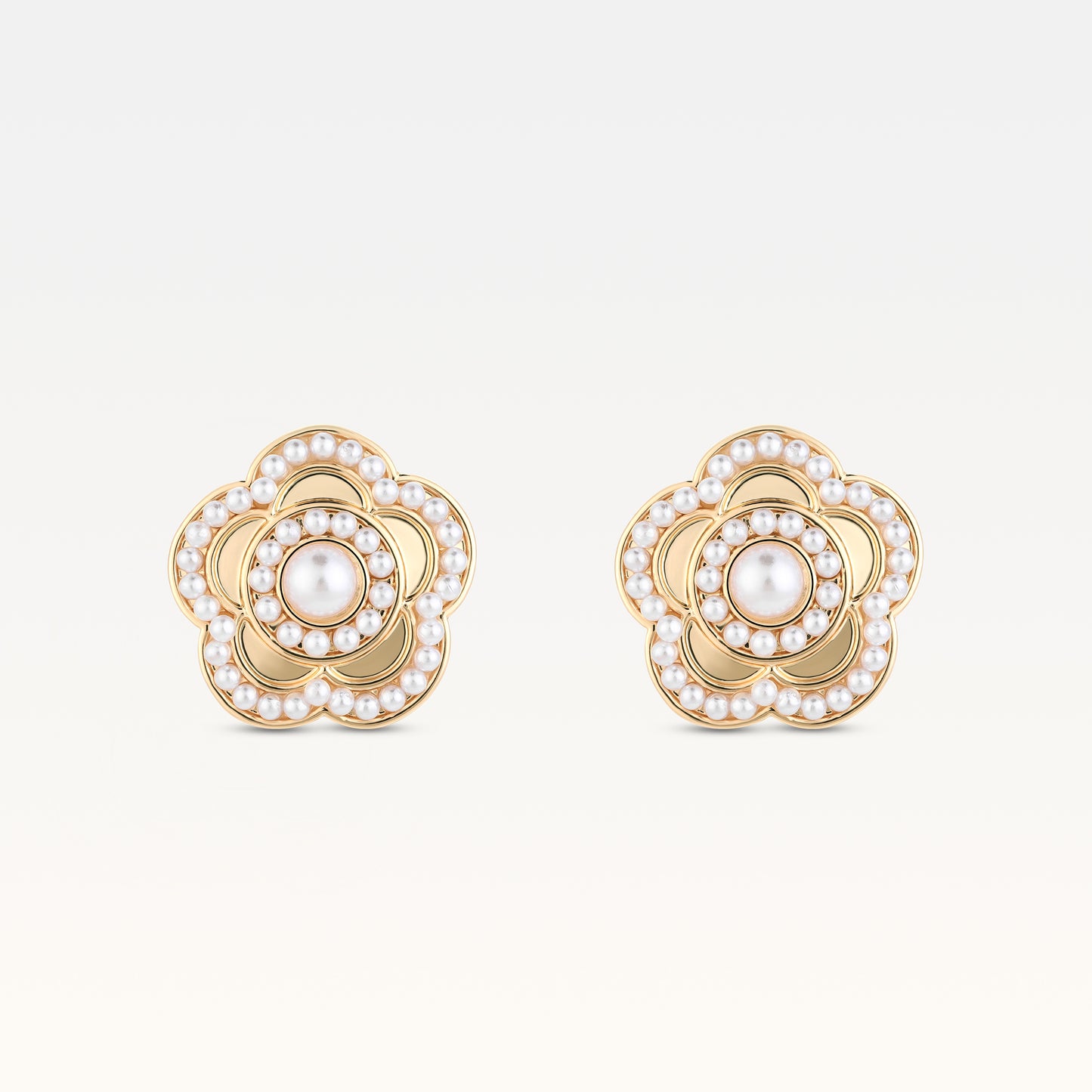 MB Côte d'Azur Gold-plated Camélia Earrings