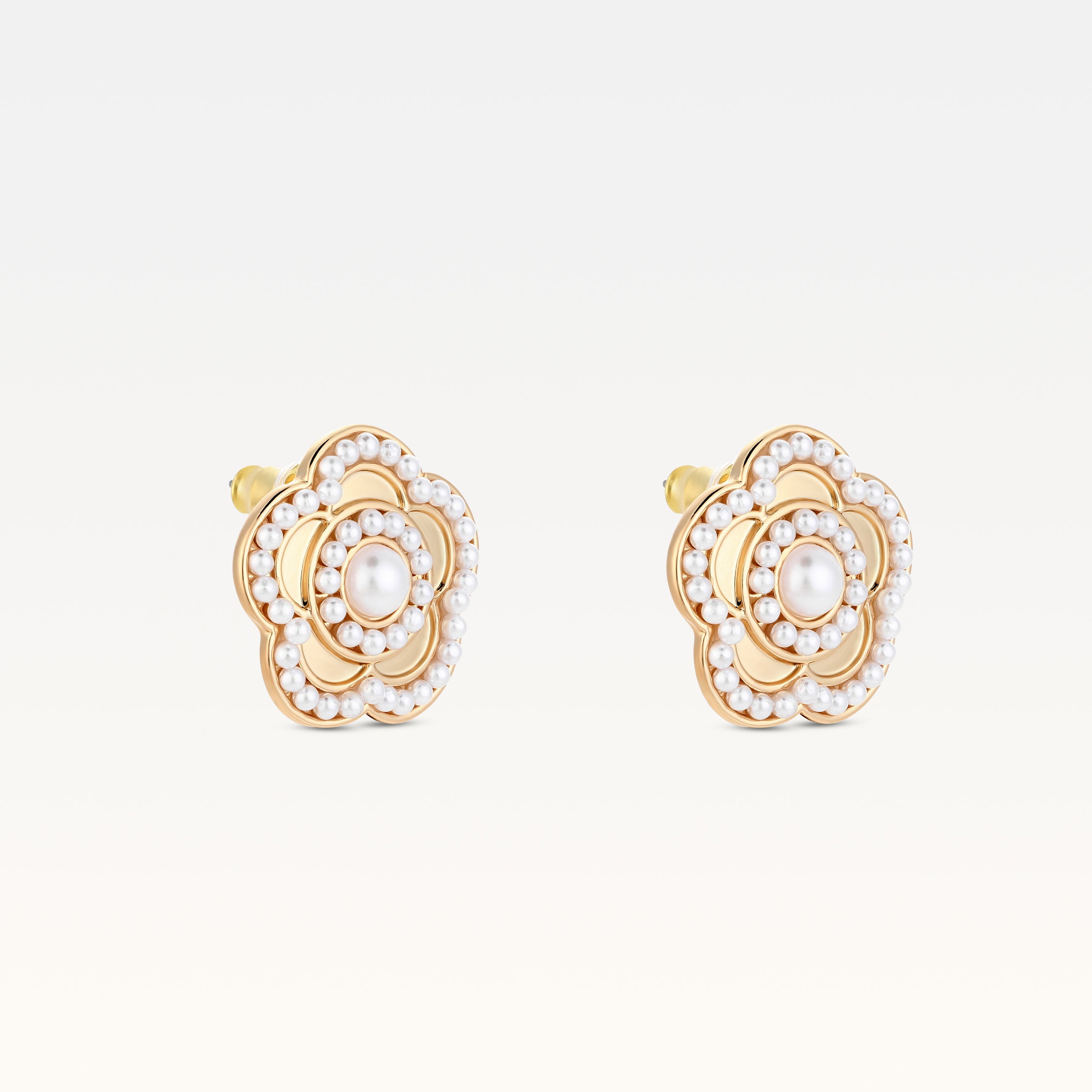 MB Côte d'Azur Gold-plated Camélia Earrings