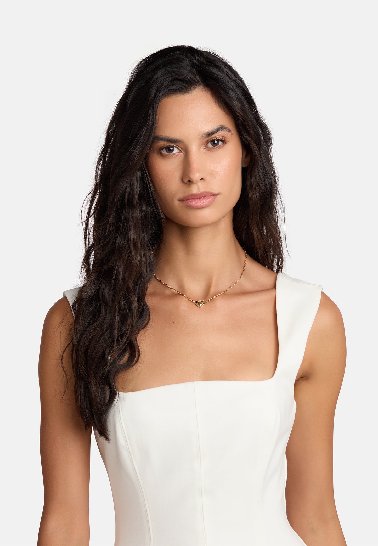 MB Maeva Gold-Plated Gold Heart Necklace
