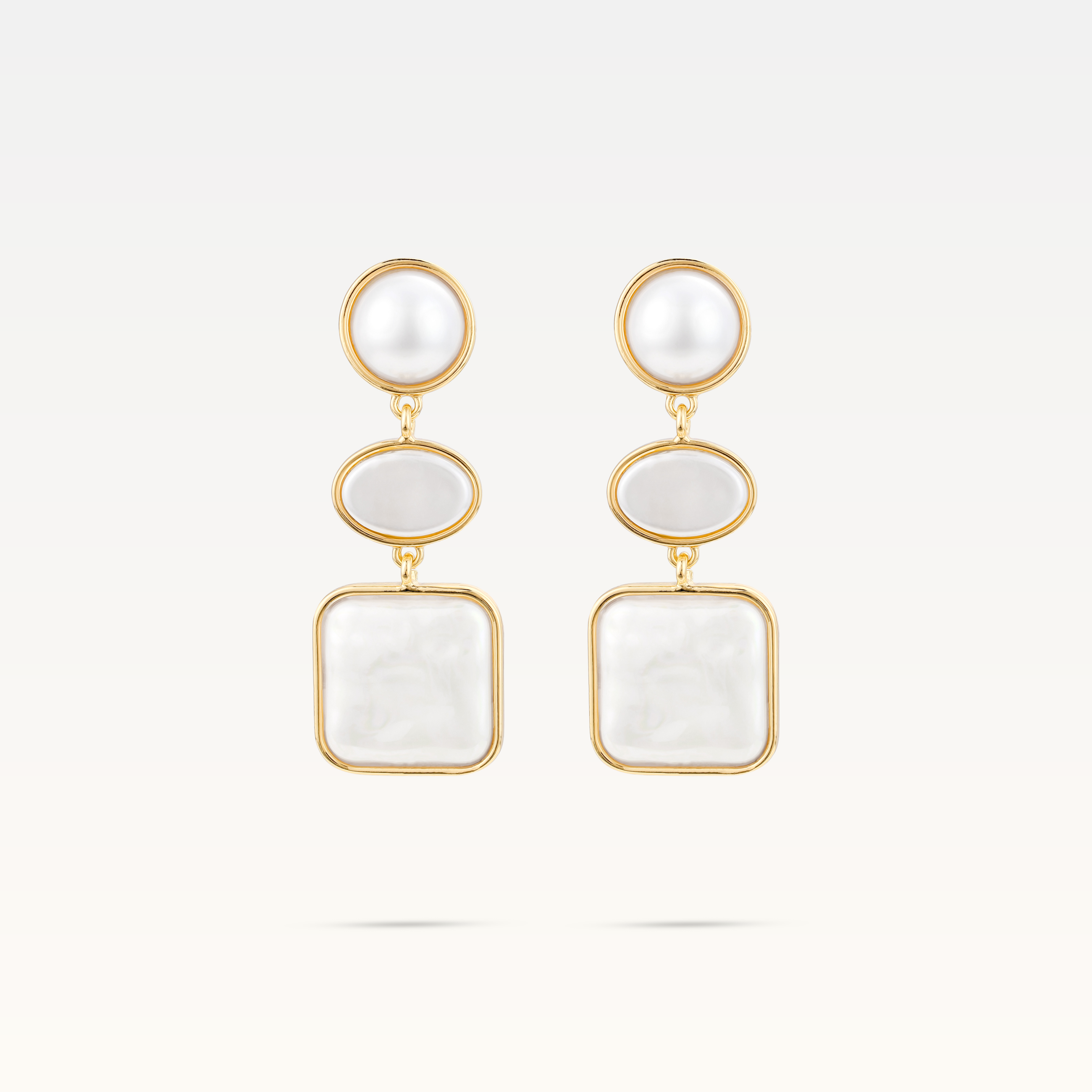 MB Calix Gold-Plated Earrings