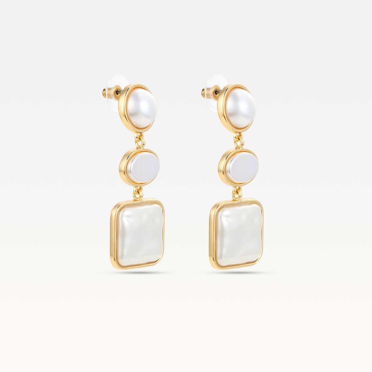 MB Calix Gold-Plated Earrings