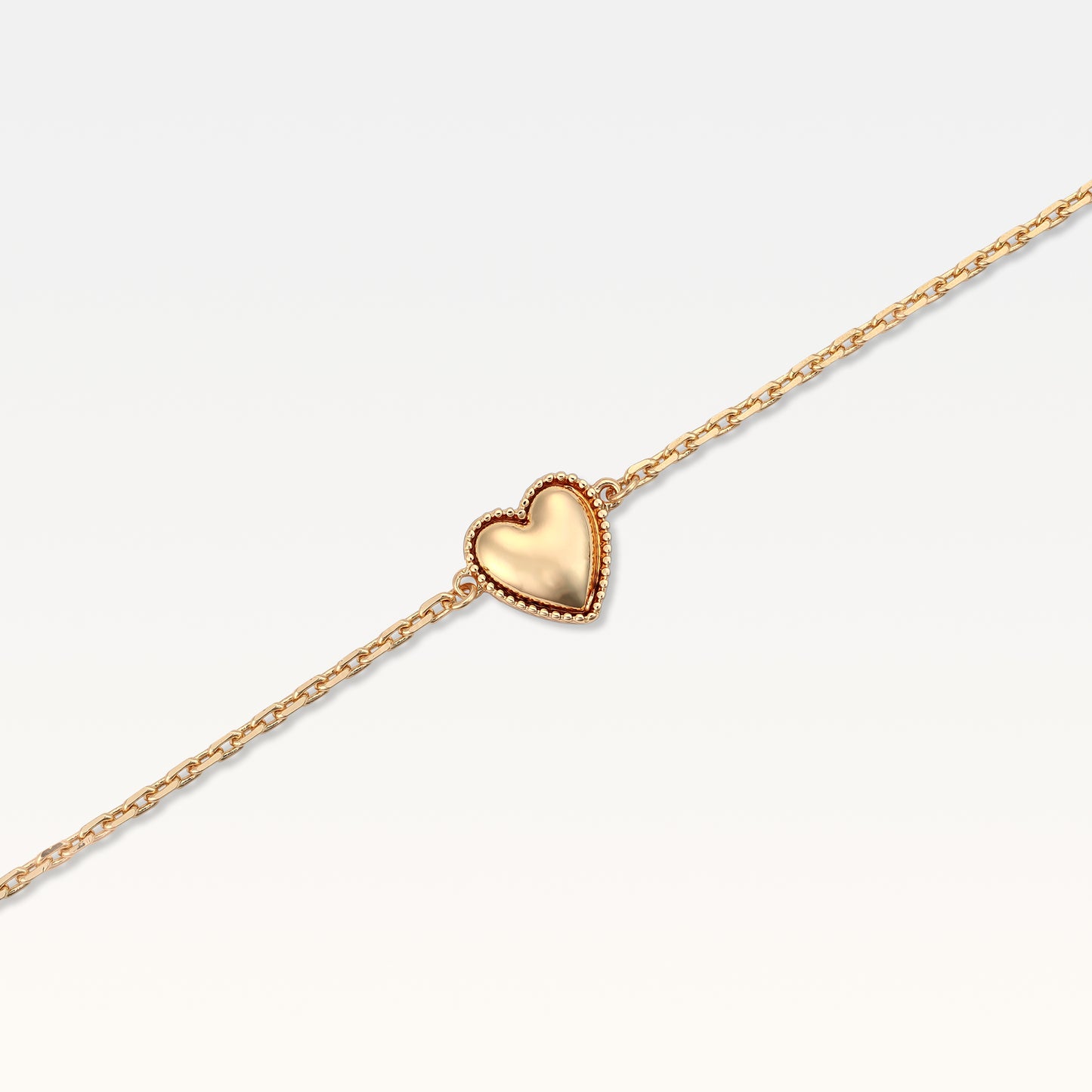 MB Maeva Gold-Plated Heart Bracelet