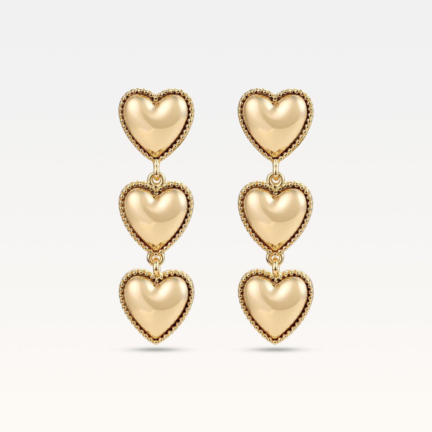 MB Maeva Gold-Plated Heart Set