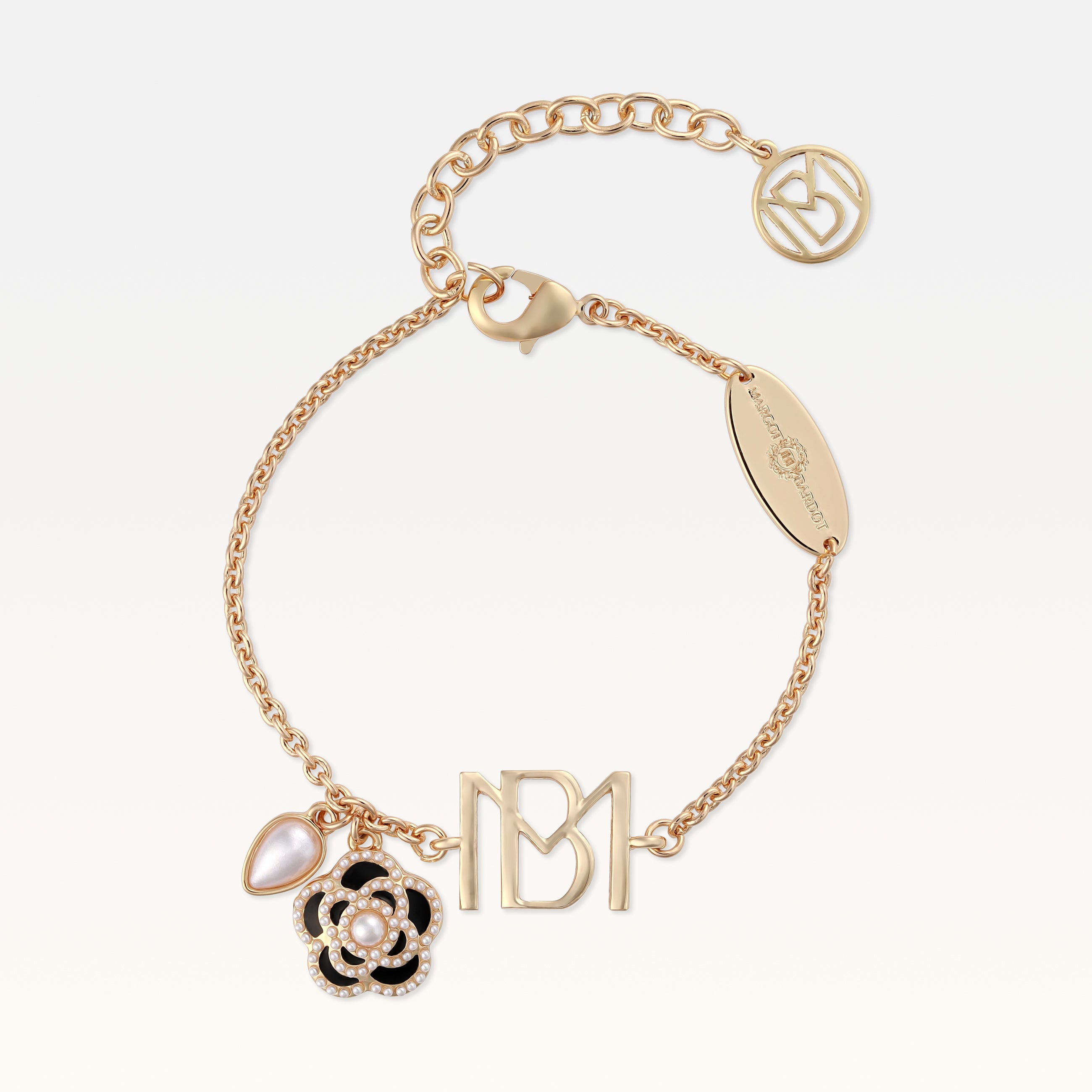 MB Signature Gold-Plated Camelia Bracelet