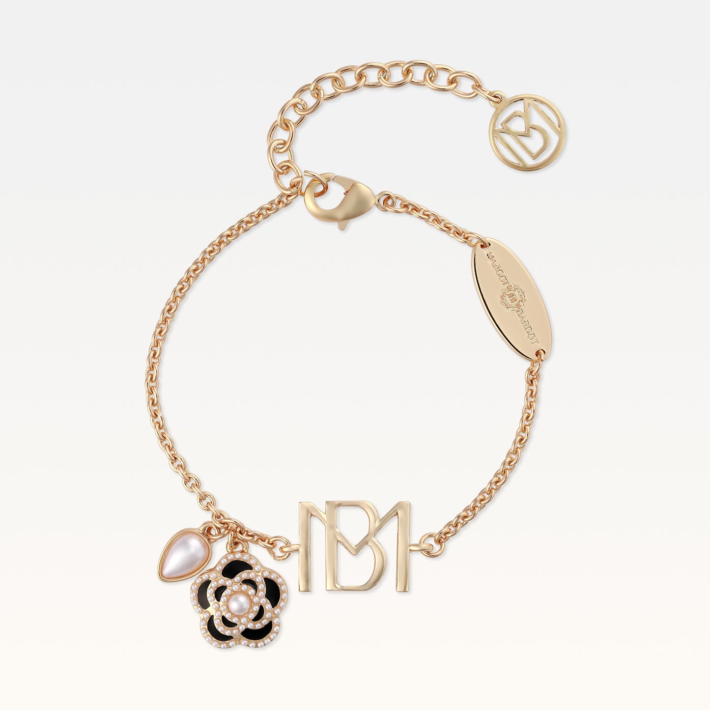 MB Signature Gold-Plated Camelia Bracelet