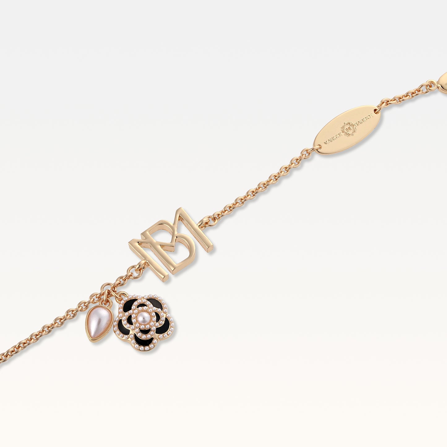 MB Signature Gold-Plated Camelia Bracelet