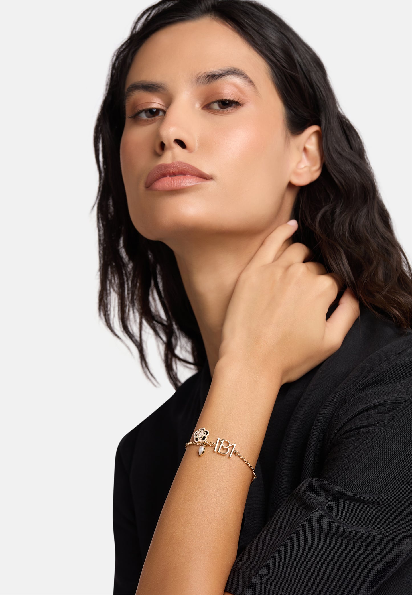 MB Signature Gold-Plated Camelia Bracelet