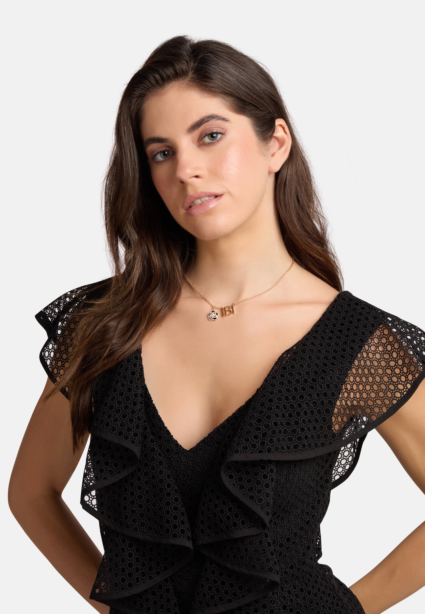 MB Signature Gold-Plated Camelia Necklace