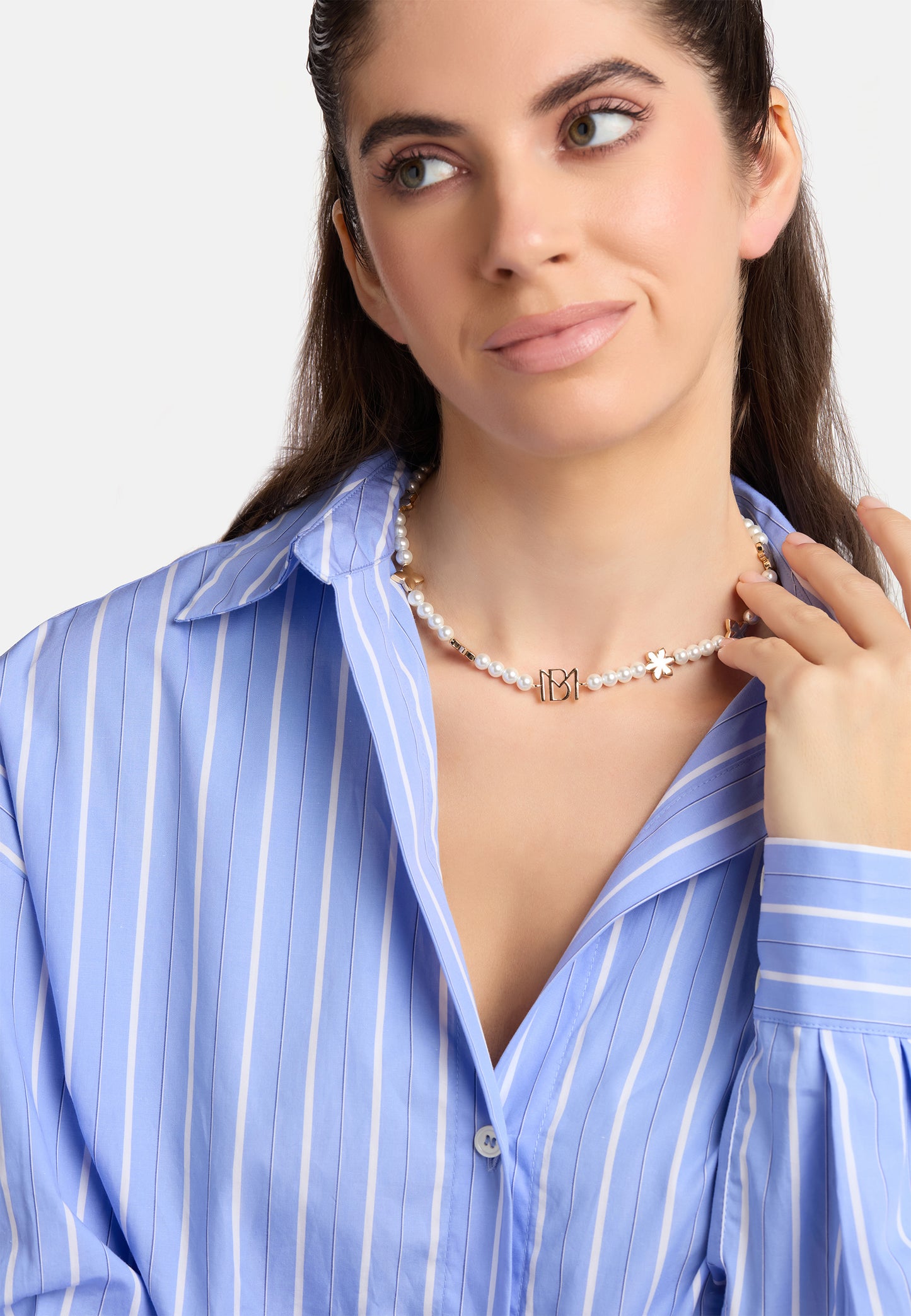 MB Signature Gold-Plated Celestial Necklace