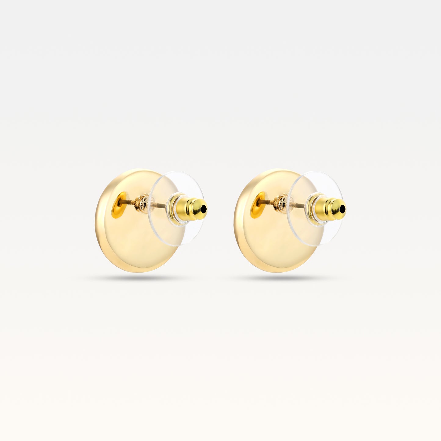 MB Signature Gold-Plated Luxe Studs
