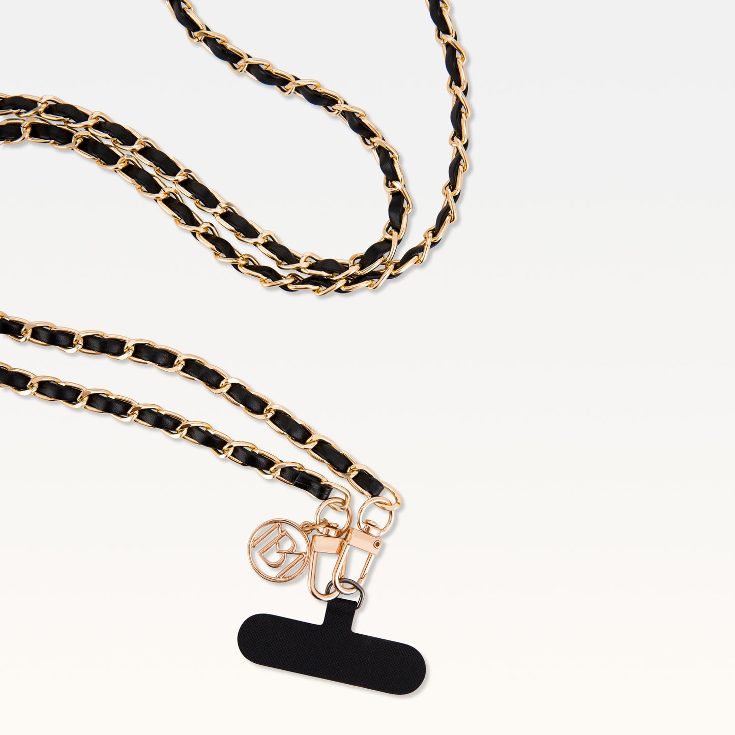 MB Signature Noir Gold-Plated Phone Necklace