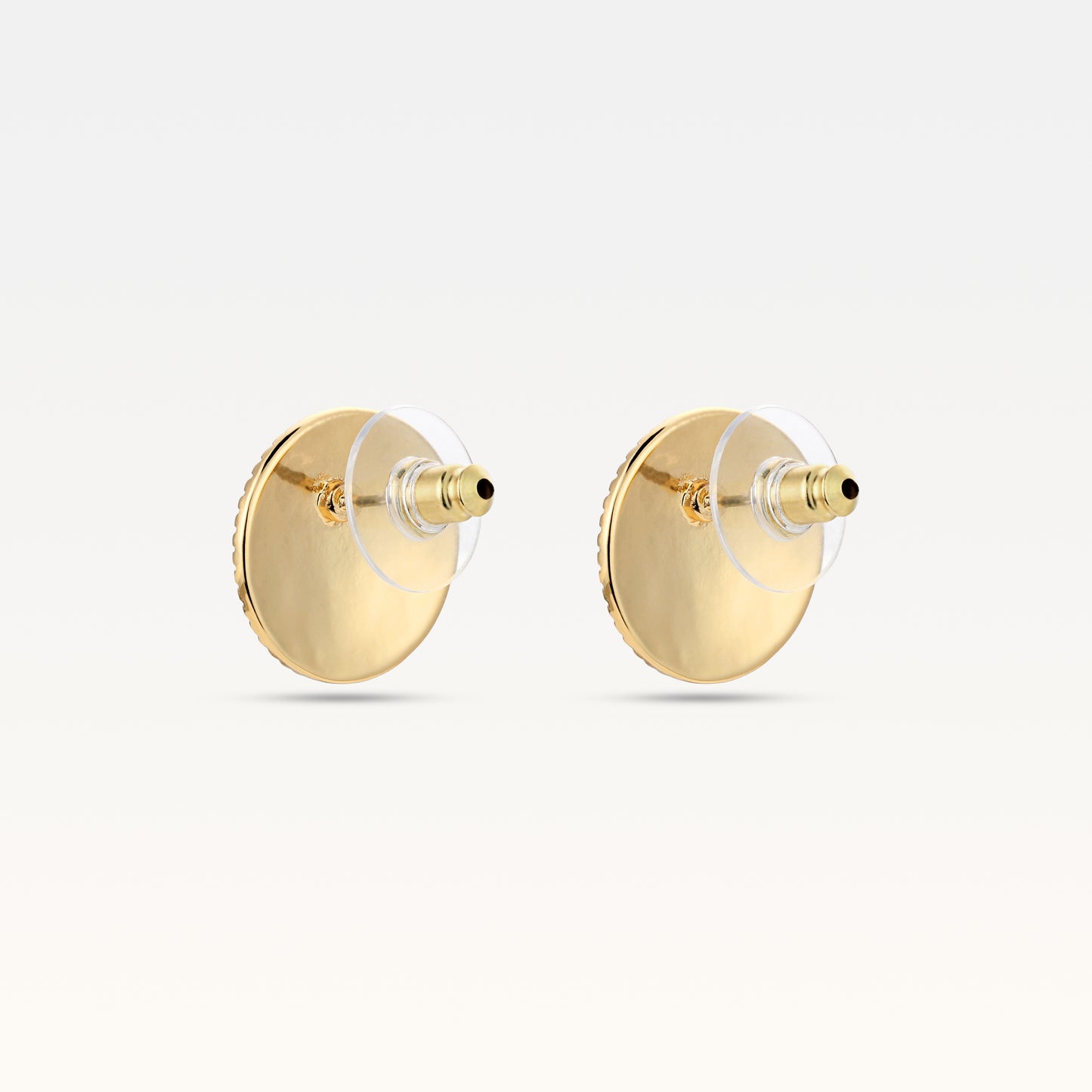 MB Signature Noir Gold-Plated Studs