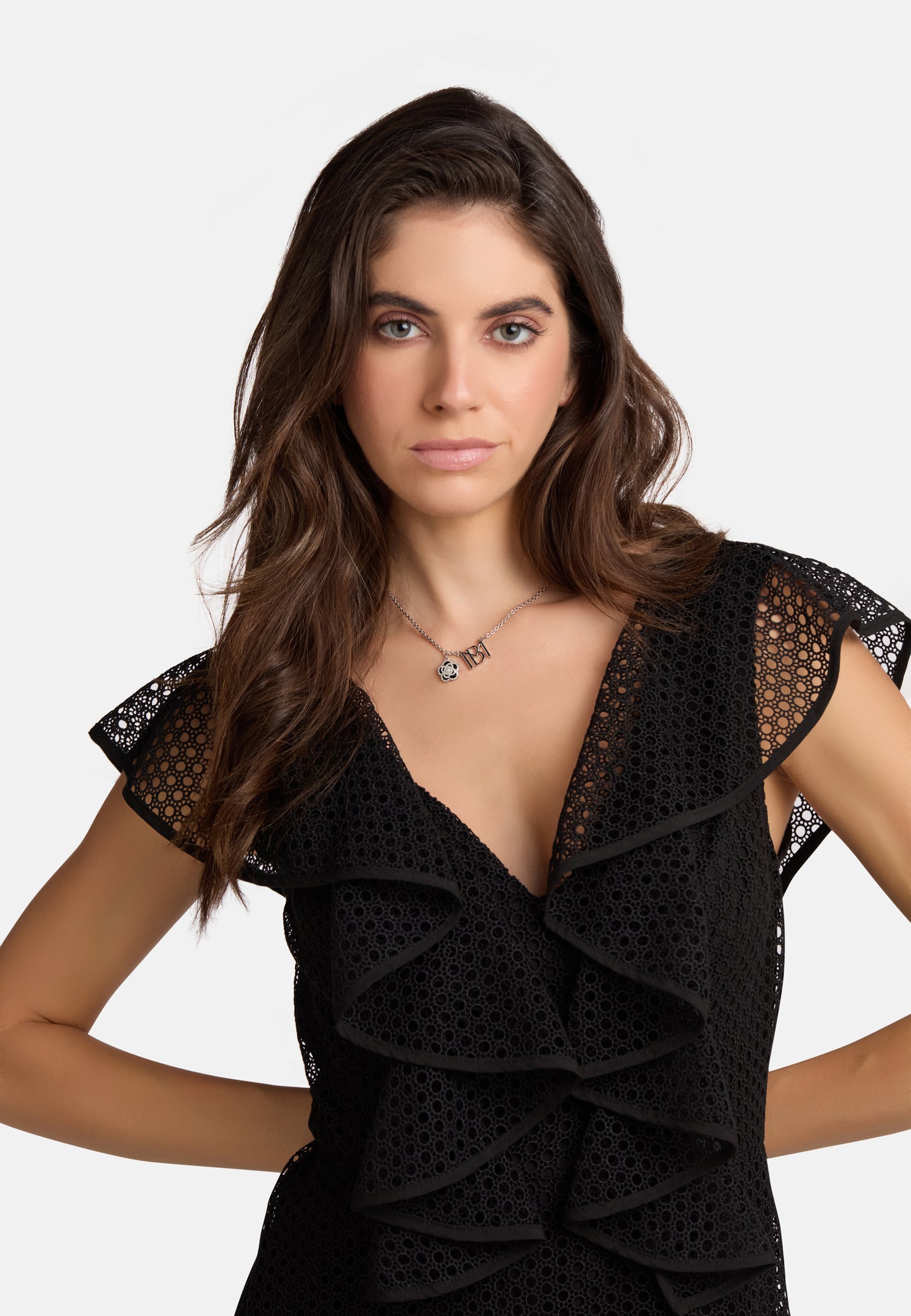 MB Signature Silver-Plated Camelia Necklace