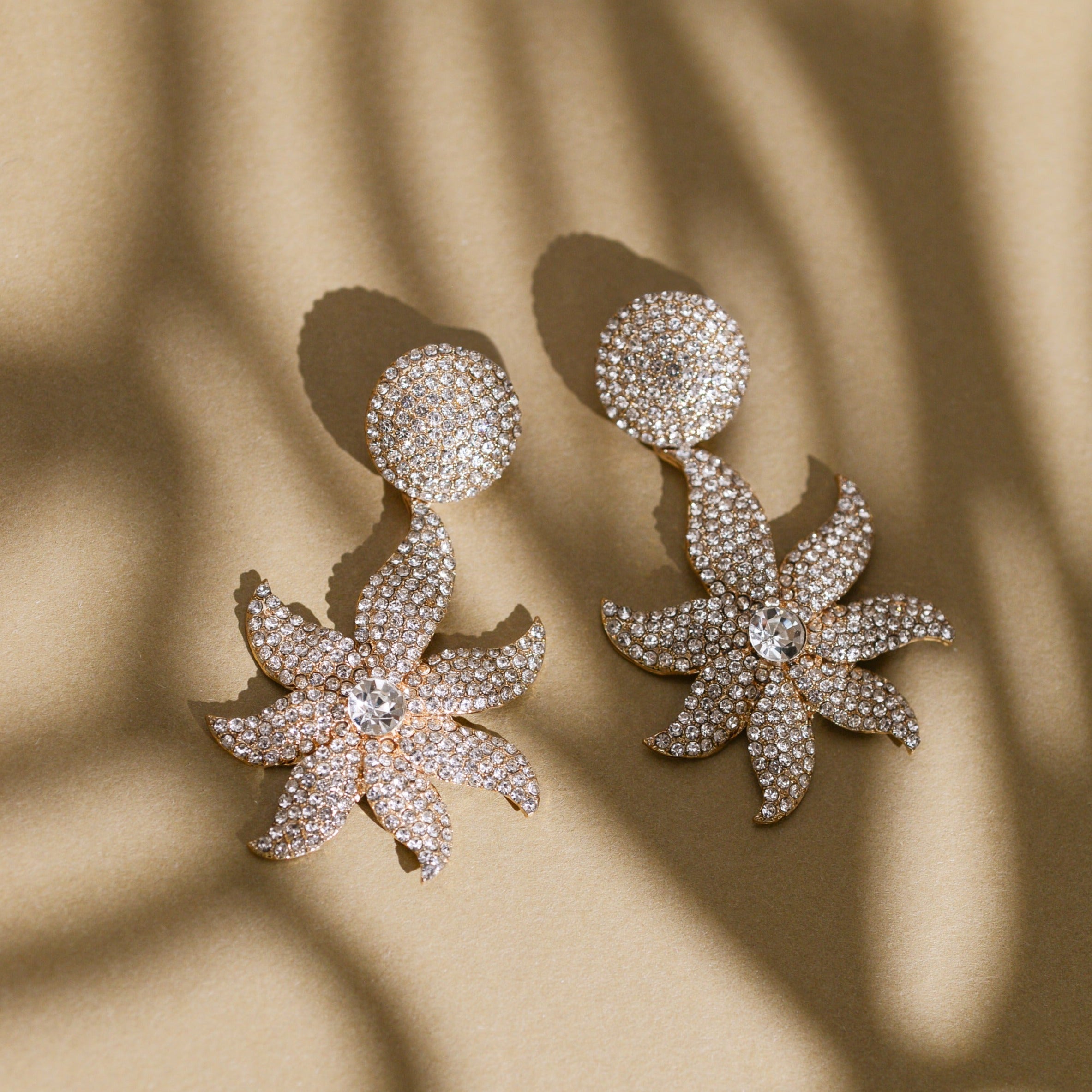 Soleil Star Earrings - Gold