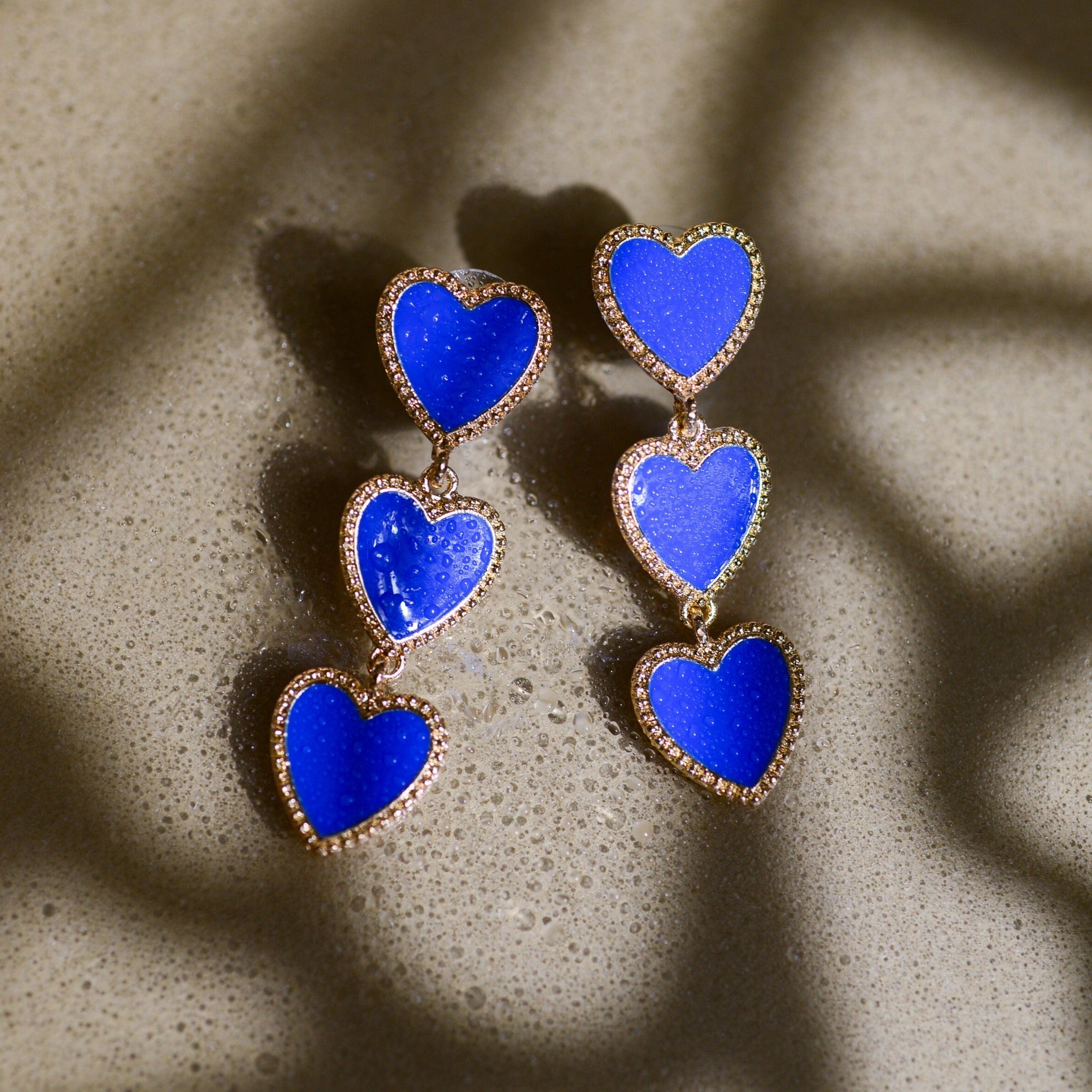 Maeva Earrings - Blue