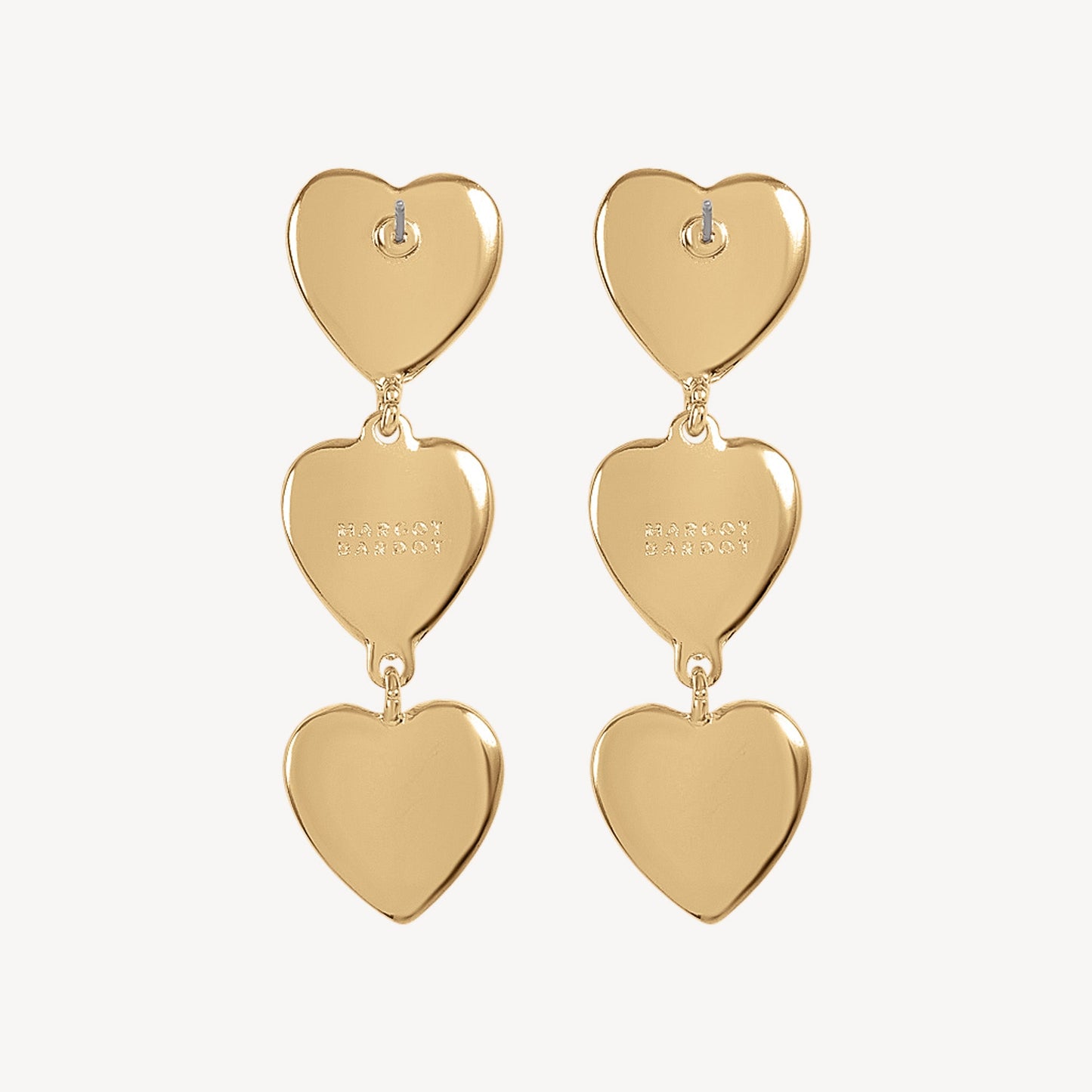 Maeva Heart Earrings - Blue