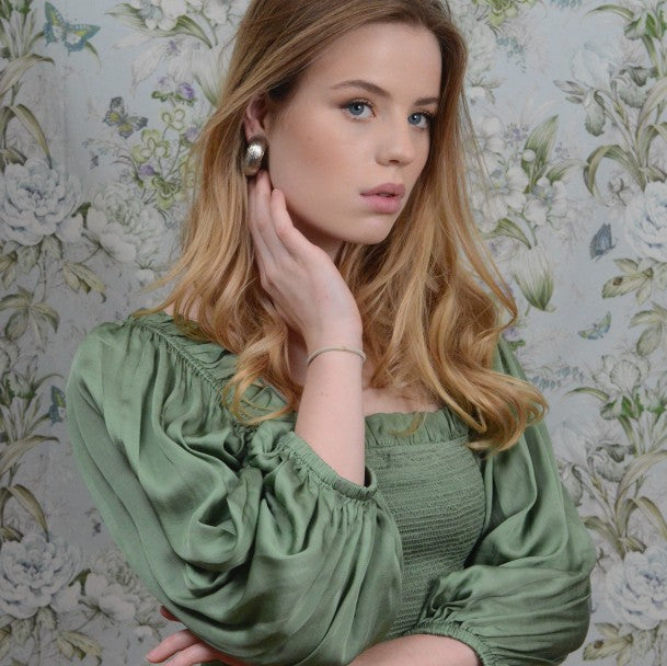 Arrione Earrings - Silver Margot Bardot Online