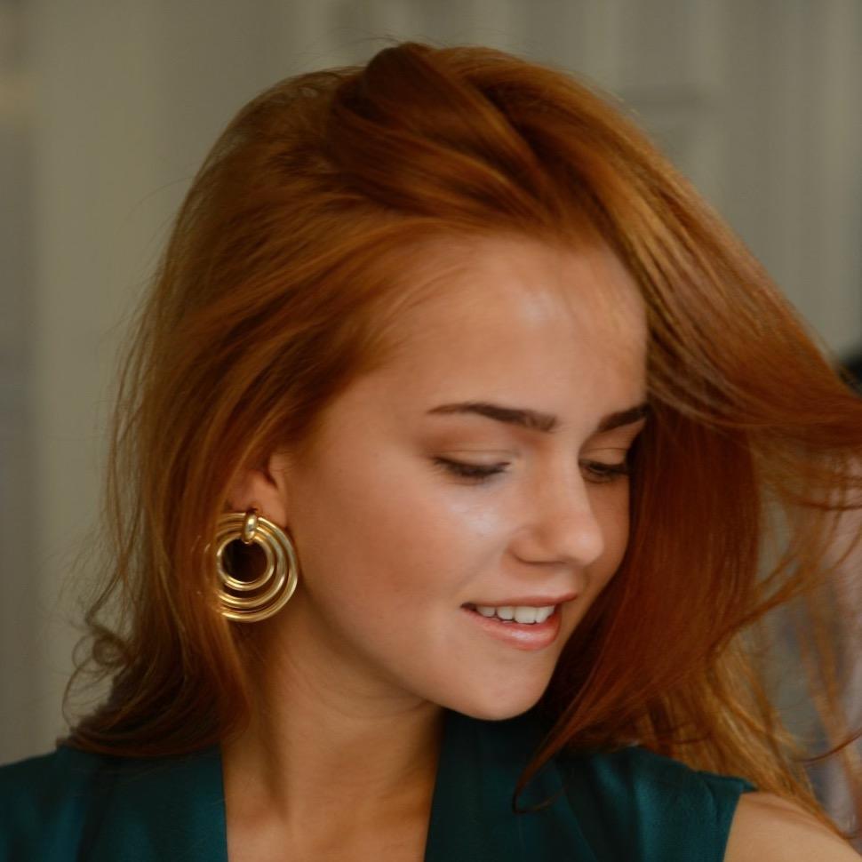 Charlotte Earrings - Gold Margot Bardot