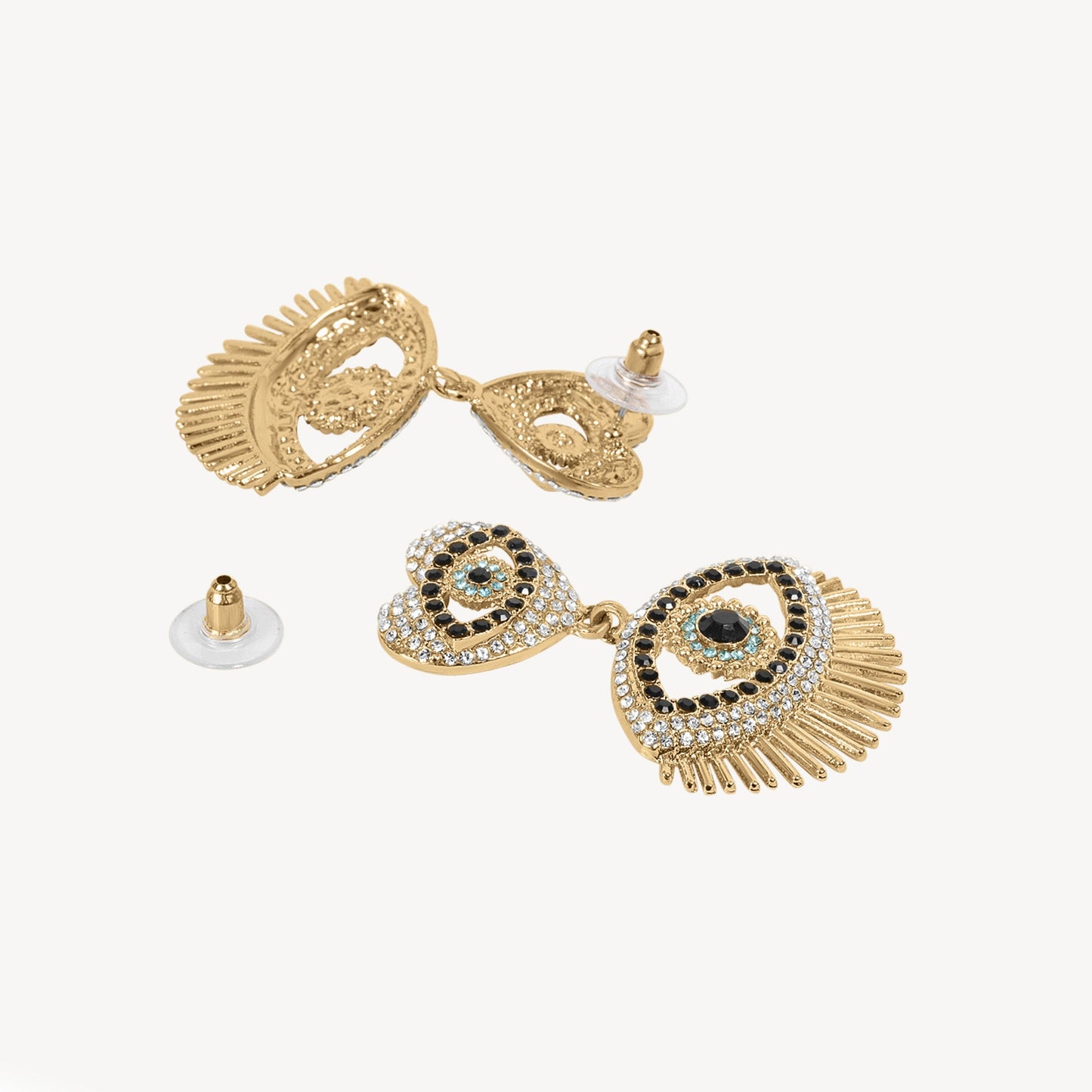 Mae Eye Earrings - Gold