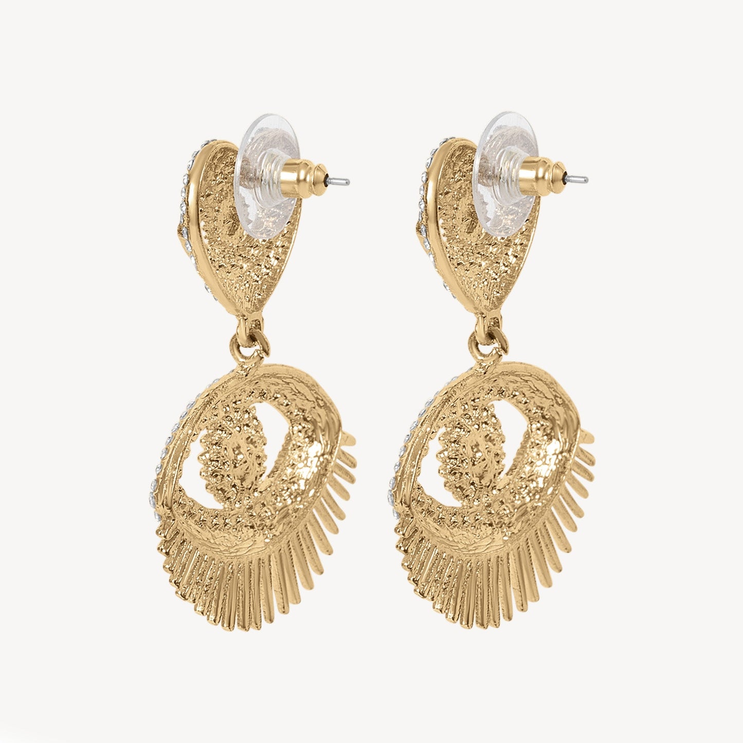 Mae Eye Earrings - Gold