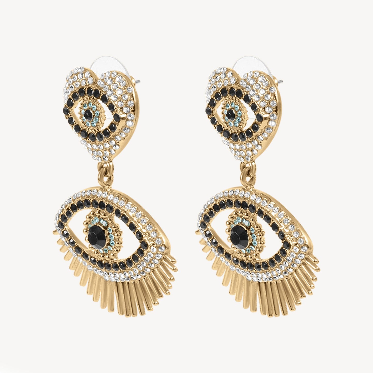 Mae Eye Earrings - Gold