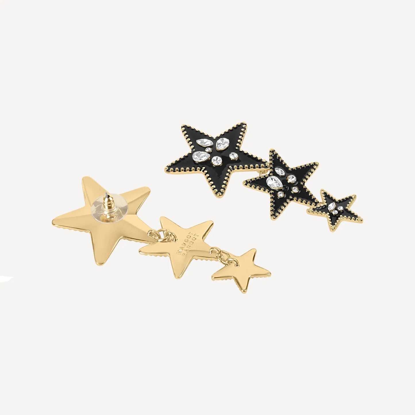 Kristal Star Earrings - Gold Margot Bardot Online