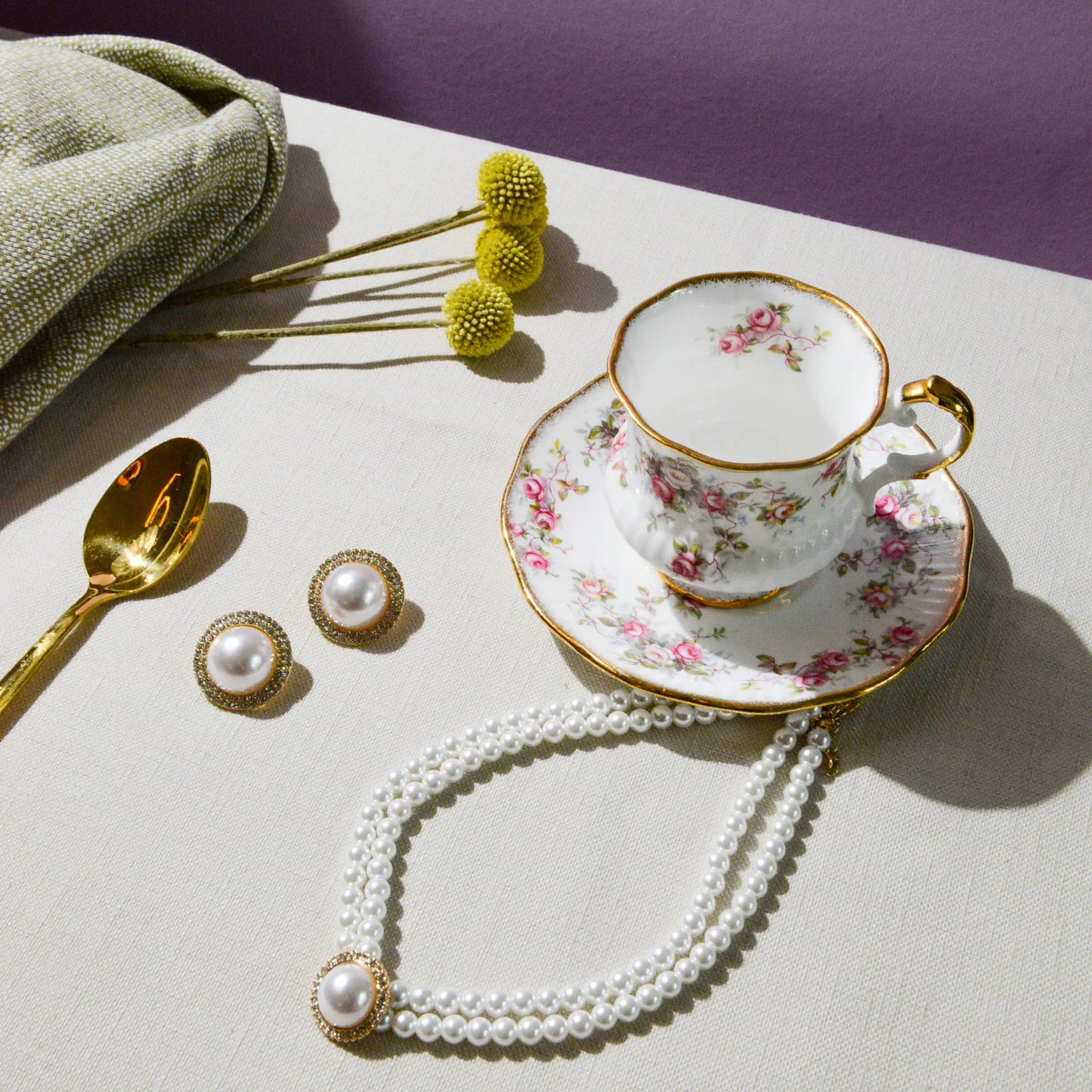 Mallory Chocker Necklace - Pearl Margot Bardot Online
