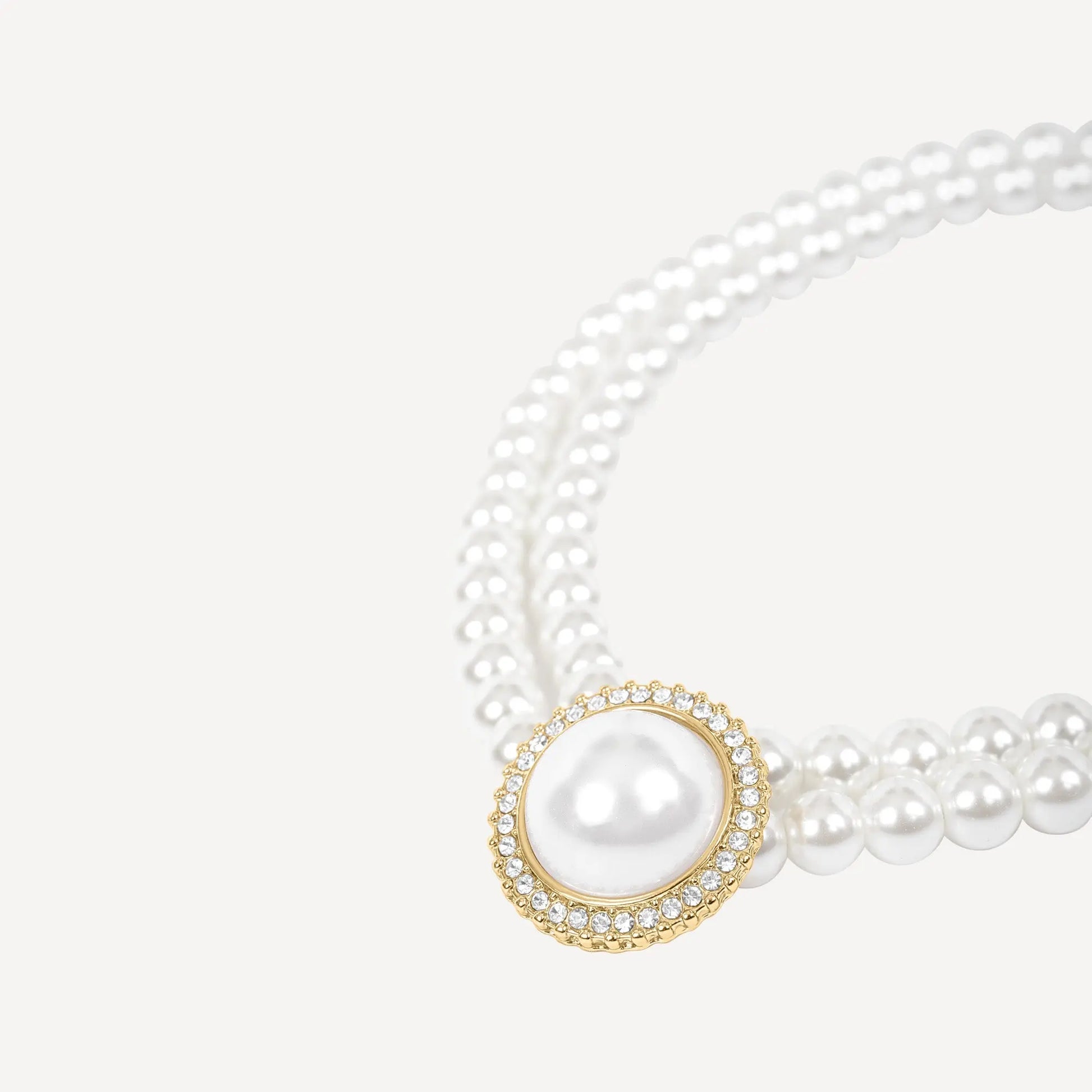 Mallory Chocker Necklace - Pearl Margot Bardot Online