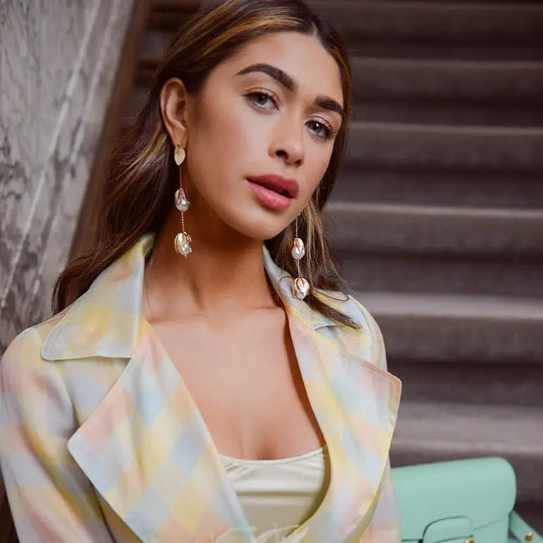 Malou Drop Earrings - Pearl & Go Margot Bardot Online