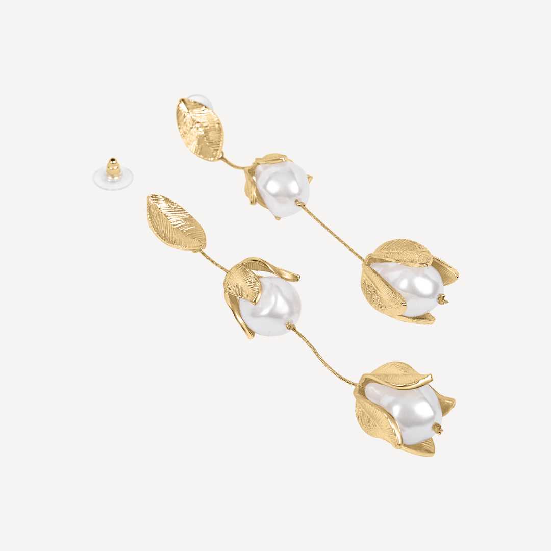Malou Drop Earrings - Pearl & Go Margot Bardot Online