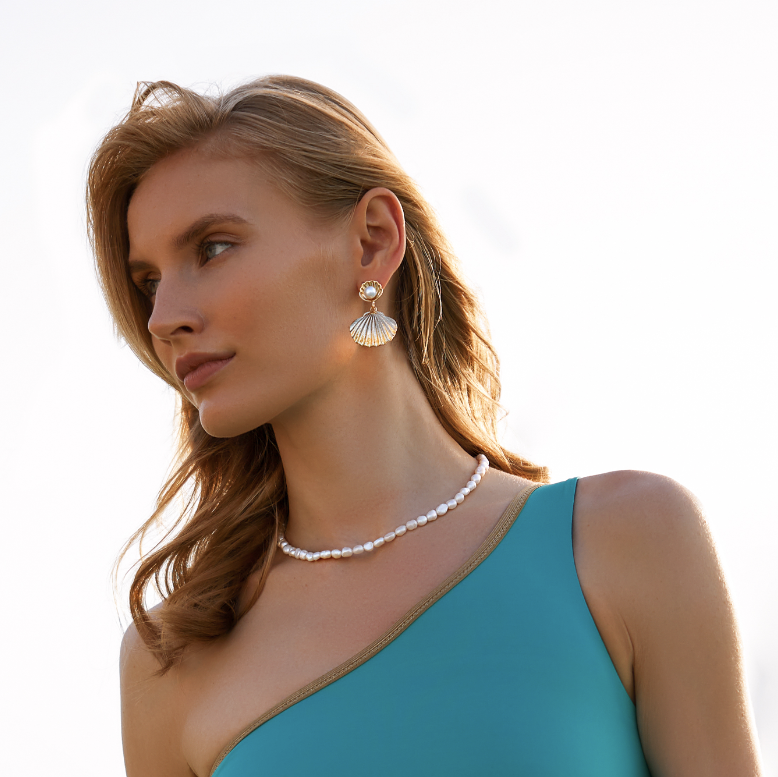 Lilou Necklace - Pearl
