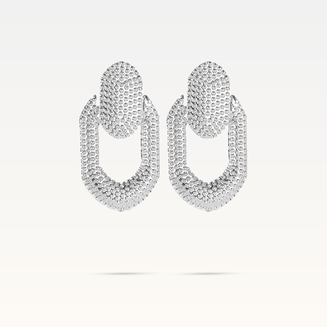 Porshia Earrings - Silver