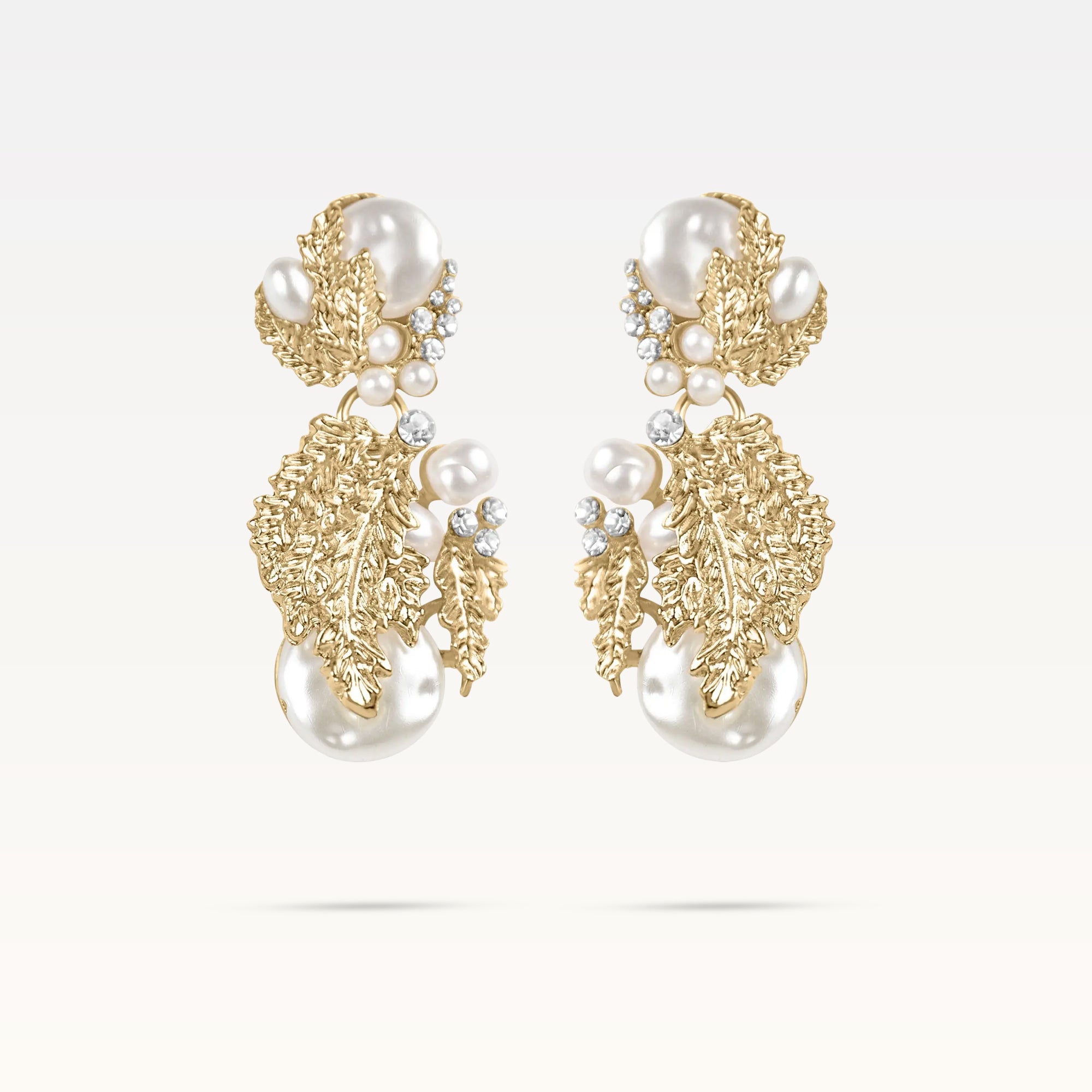 Arta Pearl Earrings - Gold