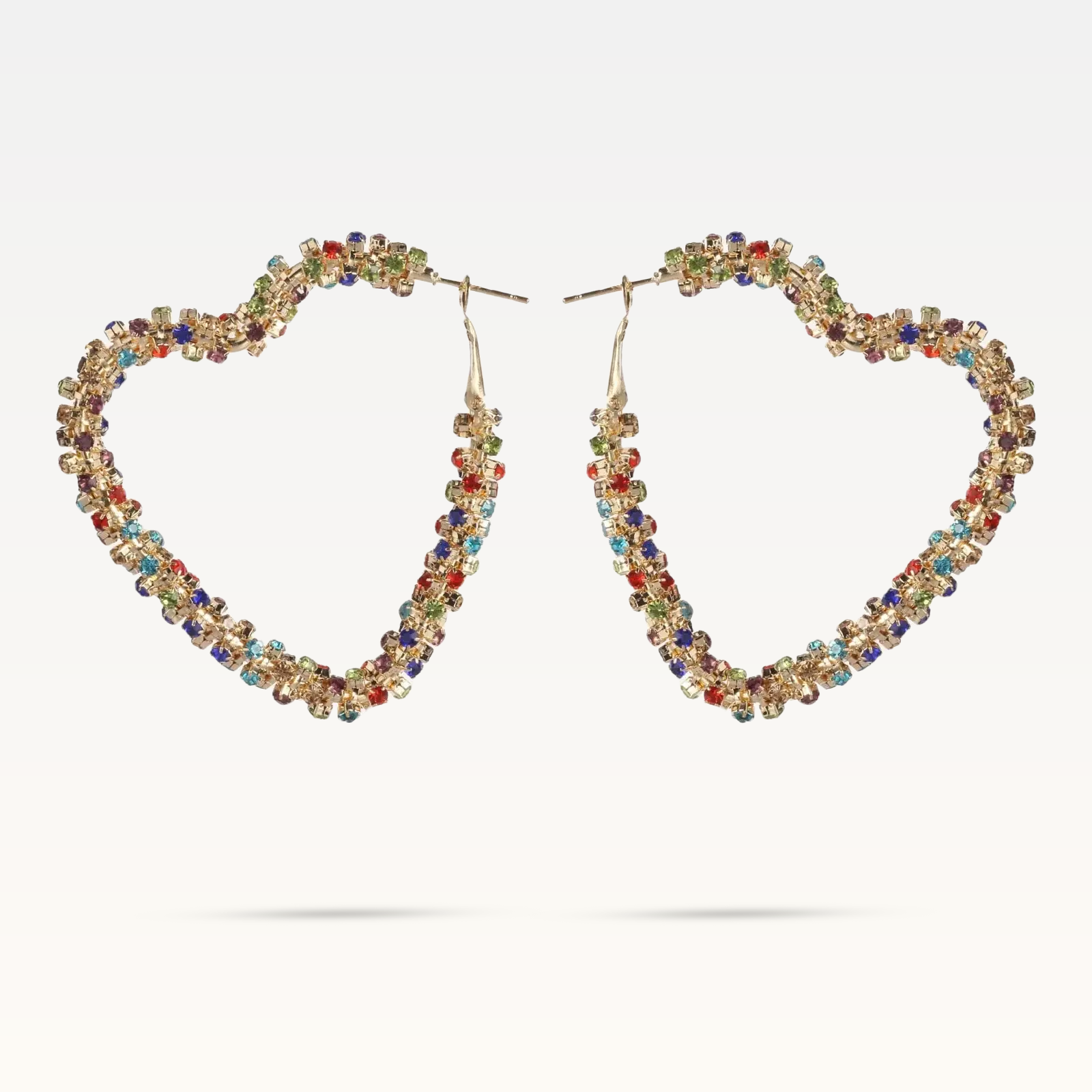 Candy Heart Earrings - Multicoloured