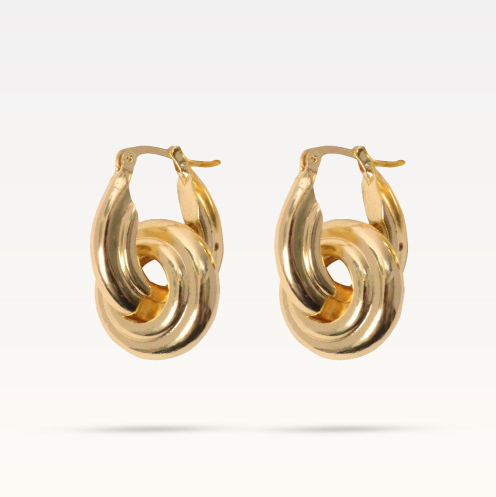 Ellis Hoop Earring - Gold