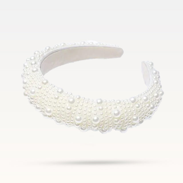 Hairband Pearly Marie - White