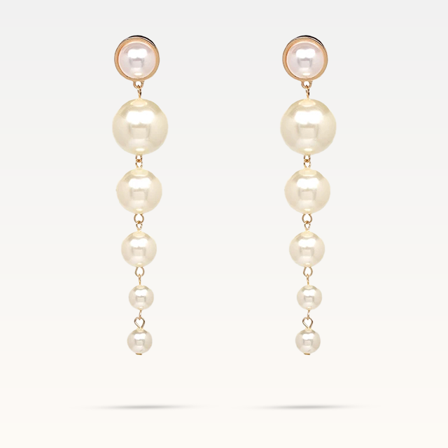 Hazel Pearl Earrings - Gold