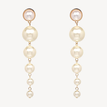 Hazel Pearl Earrings - Gold