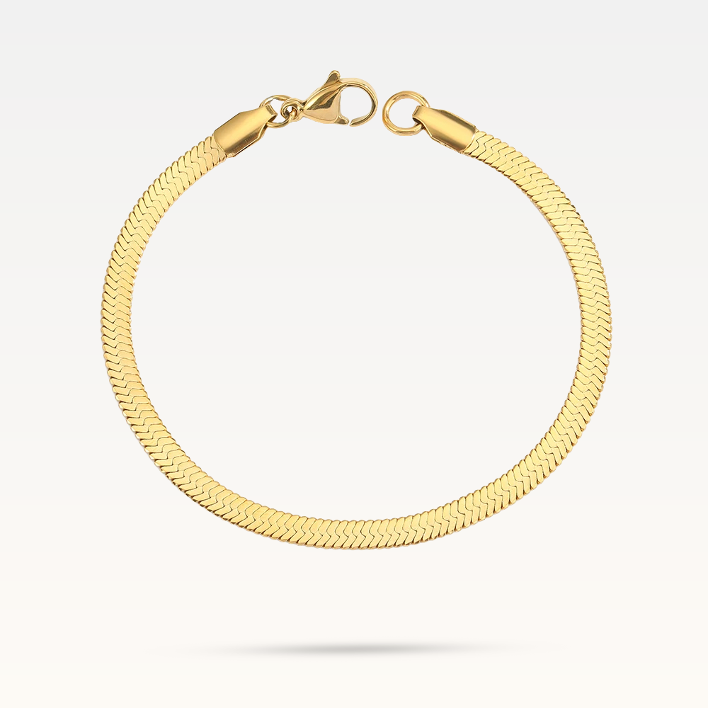 Hella Bracelet 5mm/16.5cm- Gold